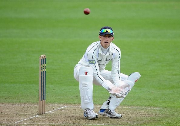 Keeper, John Simpson, made 97* for Middlesex John Simpson of Middlesex in action during the LV County Championship match between Nottinghamshire and Middlesex at Trent Bridge on May 10, 2012 in Nottingham, England. (Photo by Laurence Griffiths/Getty Images)